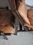 Hunter highback lounge chair by Torbjørn Afdal for Bruksbo, set of 2