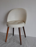 Elegant Scandinavian Modern Vanity Chair designed in the 1950s