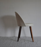 Elegant Scandinavian Modern Vanity Chair designed in the 1950s