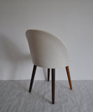 Elegant Scandinavian Modern Vanity Chair designed in the 1950s