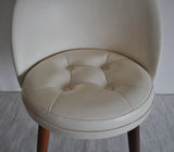 Elegant Scandinavian Modern Vanity Chair designed in the 1950s