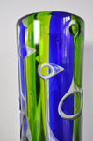 Kosta Vase by Vicke Lindstrand with Abstract Decoration of Birds, Sweden