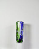 Kosta Vase by Vicke Lindstrand with Abstract Decoration of Birds, Sweden
