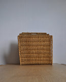 Mid-Century Rattan Magazine Holder or Rack