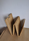 Mid-Century Rattan Magazine Holder or Rack