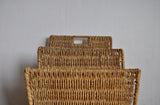 Mid-Century Rattan Magazine Holder or Rack