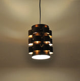 Danish lamp with beautifully patinated brass elements, design by Werner Schou for Coronell