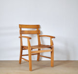 Danish Mid-Century Patinated Childrens Chair in Wood, 1950s