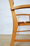 Danish Mid-Century Patinated Childrens Chair in Wood, 1950s