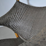 Woven Rattan Chair and Stool by Yuzuru Yamakawa