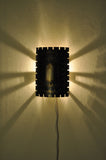 Brutalist wall lamp