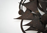 Wall sculpture in metal by Henrik Horst, Denmark 1970's 
