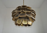 Very rare Artichoke brutalist lamp by Svend Aage Holm Sorensen