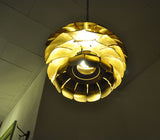 Very rare Artichoke brutalist lamp by Svend Aage Holm Sorensen