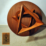 Rare KUBUS Round Teak Coffee Table by Holger Georg Jensen
