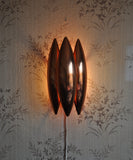 'Kastor' copper wall lamp, design Jo Hammerborg