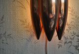 'Kastor' copper wall lamp, design Jo Hammerborg
