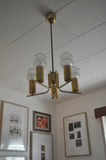 Beautiful swedish brass chandelier