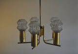 Beautiful swedish brass chandelier