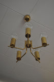 Beautiful swedish brass chandelier