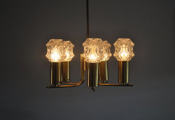 Beautiful swedish brass chandelier