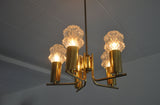 Beautiful swedish brass chandelier