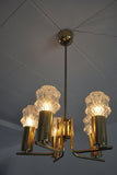 Beautiful swedish brass chandelier
