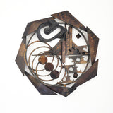 Wall sculpture in metal by Henrik Horst