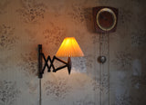 Rosewood & brass harmonica lamp
