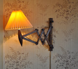 Rosewood & brass harmonica lamp