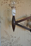 Rosewood & brass harmonica lamp